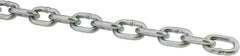 Peerless Chain - #2 Welded Straight Link Machine Chain - 325 Lb Capacity, Steel, Zinc Plated Finish - Strong Tooling