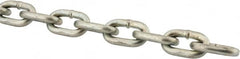 Peerless Chain - #2/0 Welded Straight Link Machine Chain - 545 Lb Capacity, Steel, Zinc Plated Finish - Strong Tooling