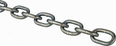 Peerless Chain - #2/0 Welded Passing Link Chain - 450 Lb Capacity, Steel, Zinc Plated Finish - Strong Tooling