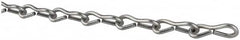 Made in USA - 0.062" Diam Steel Single Jack Chain - 10 Lb Load Limit, #16, Zinc Plated Finish - Strong Tooling