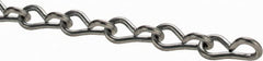 Made in USA - 0.105" Diam Steel Single Jack Chain - 29 Lb Load Limit, #12, Pre-Galvanized Finish - Strong Tooling