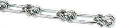 Campbell - 0.177" Diam Steel Single Loop Chain - 580 Lb Load Limit, #5/0, Zinc Plated Finish, 2.15" Inside Length - Strong Tooling