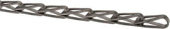 Made in USA - 0.035" Diam Steel Sash Chain - 105 Lb Load Limit, #35, Standard Finish - Strong Tooling