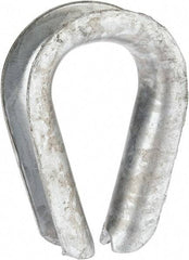 Campbell - 5/8" Wire Rope Thimble Clip - Steel, Heavy-Galvanized - Strong Tooling