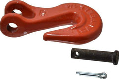 Campbell - 1/4 Inch Chain Diameter, Grade 70 Clevis Hook - 4,100 Lbs. Load Capacity, 3/08 Inch Inside Diameter, 11/32 Inch Pin Diameter, 5/16 Inch Hook Throat - Strong Tooling