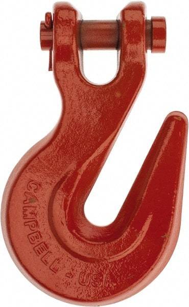 Campbell - 3/4 Inch Chain Diameter, Grade 70 Clevis Hook - 28,300 Lbs. Load Capacity, 15/16 Inch Inside Diameter, 15/16 Inch Pin Diameter, 13/16 Inch Hook Throat - Strong Tooling