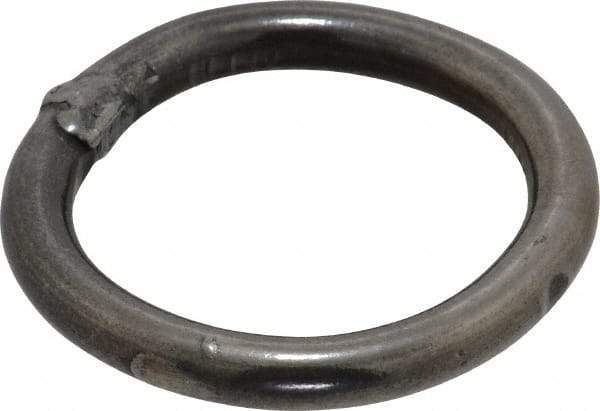 Campbell - 1/4 Inch Wire Size Welding Ring - 1-1/2 Inch Inside Diameter, 450 Lbs. Load Limit, Bright Finish - Strong Tooling