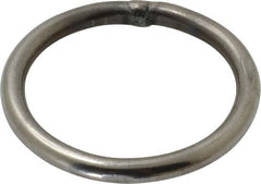 Campbell - 1/4 Inch Wire Size Welding Ring - 2 Inch Inside Diameter, 350 Lbs. Load Limit, Bright Finish - Strong Tooling