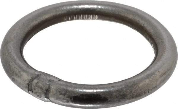 Campbell - 3/8 Inch Wire Size Welding Ring - 2 Inch Inside Diameter, 900 Lbs. Load Limit, Bright Finish - Strong Tooling