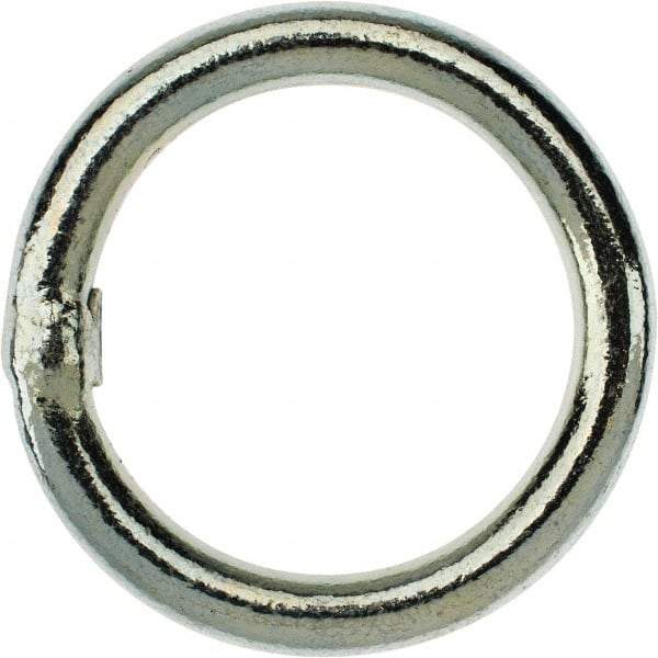 Campbell - 3/8 Inch Wire Size Welding Ring - 2 Inch Inside Diameter, 900 Lbs. Load Limit, Zinc Plated Finish - Strong Tooling