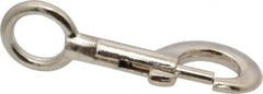 Value Collection - 3-3/8" Long Oval Fixed Eye Bolt Snap - Zinc Alloy with 5/16" Snap Opening - Strong Tooling