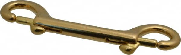 Value Collection - 4-3/4" Long Double End Bolt Snap - Solid Brass with 5/16" Snap Opening - Strong Tooling