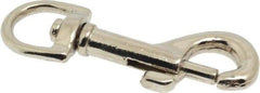 Value Collection - 2-1/4" Long Oval Swivel Eye Bolt Snap - Zinc Alloy with 1/4" Snap Opening - Strong Tooling