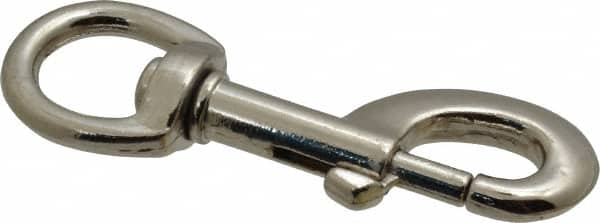 Value Collection - 3-3/8" Long Oval Swivel Eye Bolt Snap - Zinc Alloy with 5/16" Snap Opening - Strong Tooling