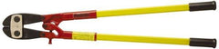 H.K. Porter - 36" OAL, 9/16" Capacity, Bolt Cutter - Round/Center-Cut Head, Fiberglass with Rubber Grips Handle - Strong Tooling