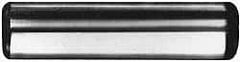 Made in USA - 16mm Diam x 80mm Pin Length 4140 Alloy Steel Standard Dowel Pin - Bright Finish, C 47-58 & C 60 (Surface) Hardness, 1 Beveled & 1 Rounded End - Strong Tooling