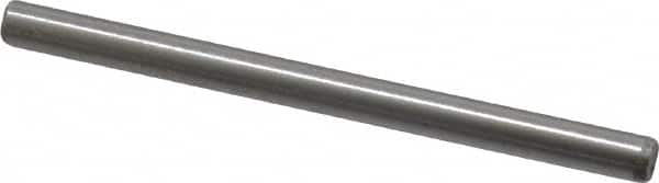 Unbrako - 1/8" Diam x 1-3/4" Pin Length Grade 8 Alloy Steel Oversized Dowel Pin - C 60 (Surface) & C 50-58 Hardness, 1,845 Lb Breaking Strength, 1 Beveled & 1 Rounded End - Strong Tooling