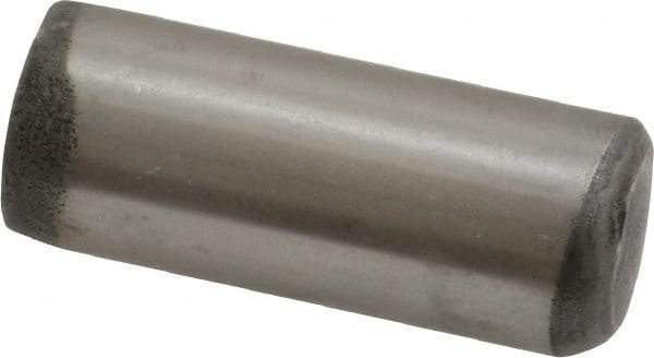 Unbrako - 1/2" Diam x 1-1/4" Pin Length Grade 8 Alloy Steel Oversized Dowel Pin - C 60 (Surface) & C 50-58 Hardness, 29,460 Lb Breaking Strength, 1 Beveled & 1 Rounded End - Strong Tooling