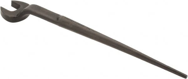 Proto - 1-1/2" Standard Spud Handle Open End Wrench - 19-1/2" OAL, Single End, Black Finish - Strong Tooling