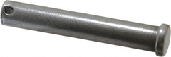 Value Collection - 1/2" Pin Diam, 3" OAL, Standard Clevis Pin - 5/32" Hole, 2-27/32" Usable Length, Uncoated Steel - Strong Tooling