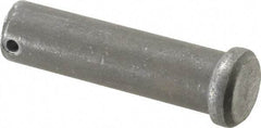 Made in USA - 3/4" Pin Diam, 2-3/4" OAL, Standard Clevis Pin - 5/32" Hole, 2-19/32" Usable Length, Uncoated Steel - Strong Tooling