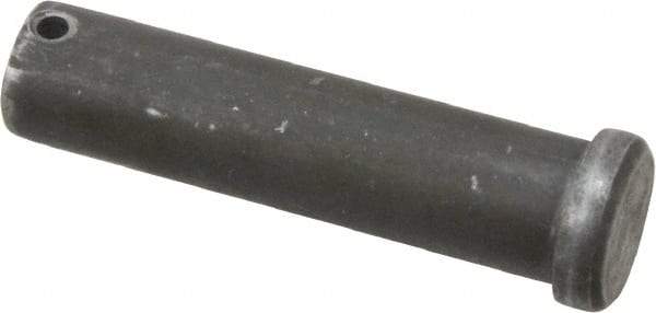 Made in USA - 3/4" Pin Diam, 3" OAL, Standard Clevis Pin - 5/32" Hole, 2-27/32" Usable Length, Uncoated Steel - Strong Tooling