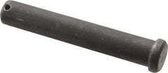 Made in USA - 3/4" Pin Diam, 4-1/2" OAL, Standard Clevis Pin - 5/32" Hole, 4-11/32" Usable Length, Uncoated Steel - Strong Tooling