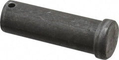 Made in USA - 1" Pin Diam, 3" OAL, Standard Clevis Pin - 13/64" Hole, 2-51/64" Usable Length, Uncoated Steel - Strong Tooling