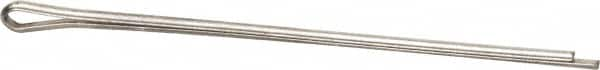 Made in USA - 1/16" Diam x 2" Long Extended Prong Cotter Pin - Grade 18-8, Uncoated, Stainless Steel - Strong Tooling