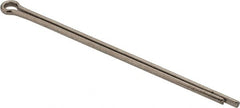 Made in USA - 3/32" Diam x 2-1/2" Long Extended Prong Cotter Pin - Grade 18-8, Uncoated, Stainless Steel - Strong Tooling