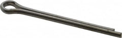 Made in USA - 1/8" Diam x 1-1/2" Long Extended Prong Cotter Pin - Grade 18-8, Uncoated, Stainless Steel - Strong Tooling