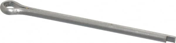 Made in USA - 1/8" Diam x 2" Long Extended Prong Cotter Pin - Grade 18-8, Uncoated, Stainless Steel - Strong Tooling