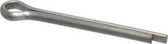 Made in USA - 5/32" Diam x 1-1/2" Long Extended Prong Cotter Pin - Grade 18-8, Uncoated, Stainless Steel - Strong Tooling