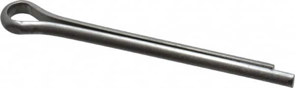 Made in USA - 3/16" Diam x 2" Long Extended Prong Cotter Pin - Grade 18-8, Uncoated, Stainless Steel - Strong Tooling