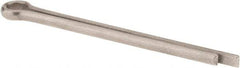 Made in USA - 3/16" Diam x 2-1/2" Long Extended Prong Cotter Pin - Grade 18-8, Uncoated, Stainless Steel - Strong Tooling