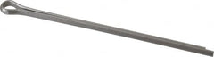 Made in USA - 3/16" Diam x 4" Long Extended Prong Cotter Pin - Grade 18-8, Uncoated, Stainless Steel - Strong Tooling