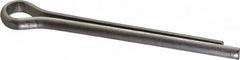 Made in USA - 1/4" Diam x 2-1/2" Long Extended Prong Cotter Pin - Grade 18-8, Uncoated, Stainless Steel - Strong Tooling