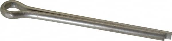 Made in USA - 1/4" Diam x 3" Long Extended Prong Cotter Pin - Grade 18-8, Uncoated, Stainless Steel - Strong Tooling