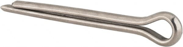 Made in USA - 5/16" Diam x 3" Long Extended Prong Cotter Pin - Grade 18-8, Uncoated, Stainless Steel - Strong Tooling