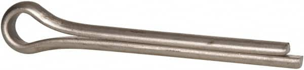 Made in USA - 3/8" Diam x 3" Long Extended Prong Cotter Pin - Grade 18-8, Uncoated, Stainless Steel - Strong Tooling