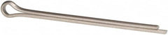 Made in USA - 3/8" Diam x 6" Long Extended Prong Cotter Pin - Grade 18-8, Uncoated, Stainless Steel - Strong Tooling