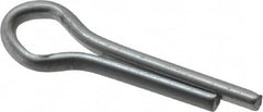 Made in USA - 1/8" Diam x 1/2" Long Extended Prong Cotter Pin - Grade 2, Zinc-Plated, Steel - Strong Tooling