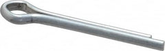 Made in USA - 1/8" Diam x 1" Long Extended Prong Cotter Pin - Grade 2, Zinc-Plated, Steel - Strong Tooling