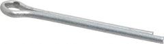 Made in USA - 1/8" Diam x 1-1/2" Long Extended Prong Cotter Pin - Grade 2, Zinc-Plated, Steel - Strong Tooling