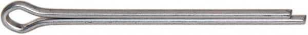 Made in USA - 1/8" Diam x 2" Long Extended Prong Cotter Pin - Grade 2, Zinc-Plated, Steel - Strong Tooling