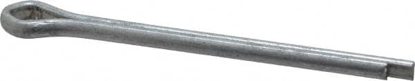 Made in USA - 5/32" Diam x 2" Long Extended Prong Cotter Pin - Grade 2, Zinc-Plated, Steel - Strong Tooling