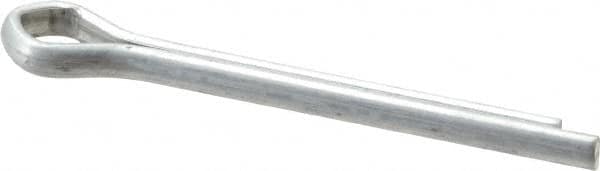 Made in USA - 3/16" Diam x 1-3/4" Long Extended Prong Cotter Pin - Grade 2, Zinc-Plated, Steel - Strong Tooling