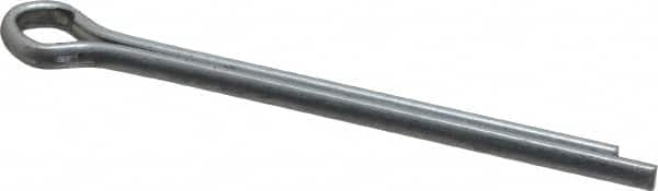 Made in USA - 3/16" Diam x 2-1/2" Long Extended Prong Cotter Pin - Grade 2, Zinc-Plated, Steel - Strong Tooling