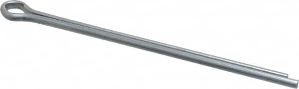 Made in USA - 3/16" Diam x 4" Long Extended Prong Cotter Pin - Grade 2, Zinc-Plated, Steel - Strong Tooling