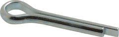 Made in USA - 1/4" Diam x 1-1/4" Long Extended Prong Cotter Pin - Grade 2, Zinc-Plated, Steel - Strong Tooling